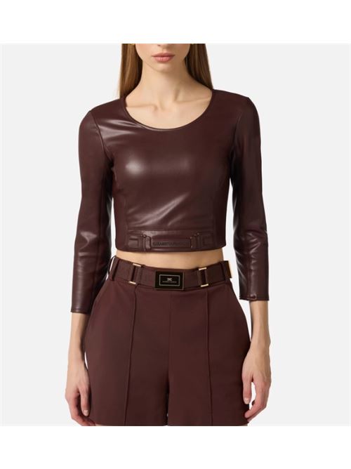 Top con logo embossed ELISABETTA FRANCHI | MD02761E2.644
